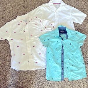 Lot of Boys Button down blouses - Boys Small 4/6